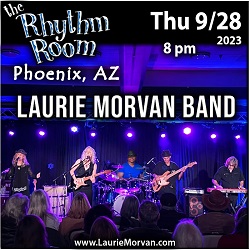 Laurie Morvan Band at Rhythm Room in Phoenix, AZ on Thursday September 28, 2023.